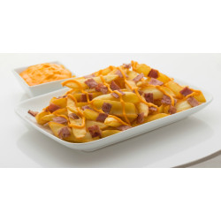 Πατάτες cheddar & μπέικον 